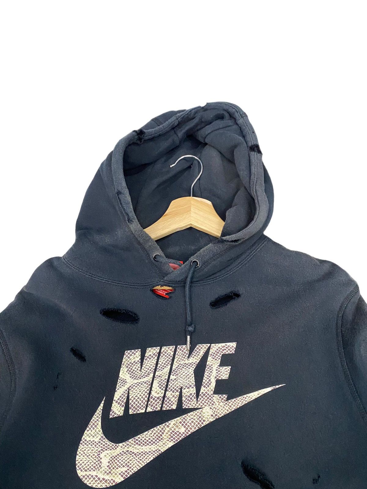 Nike Distressed Trashed Faded Hoodies - 3