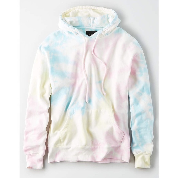 aerie - AE Studio Unisex Pastel Tie Dye Hoodie - 1