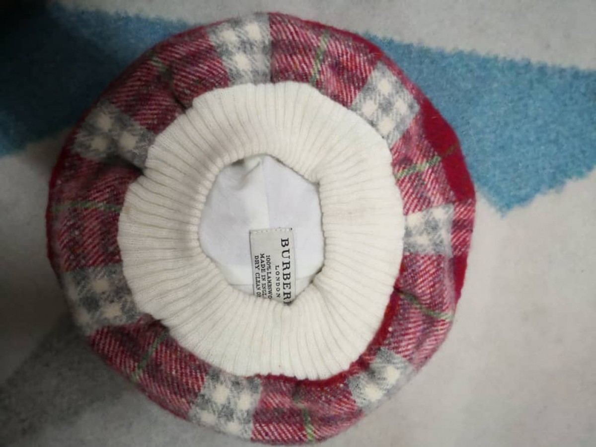 Checkered Wool Beanie - 4