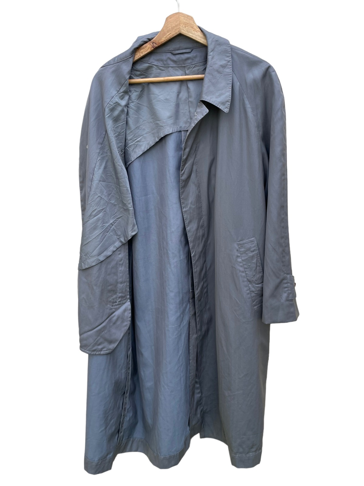 💥 Vintage Balenciaga Long Trench Linen Jacket - 5