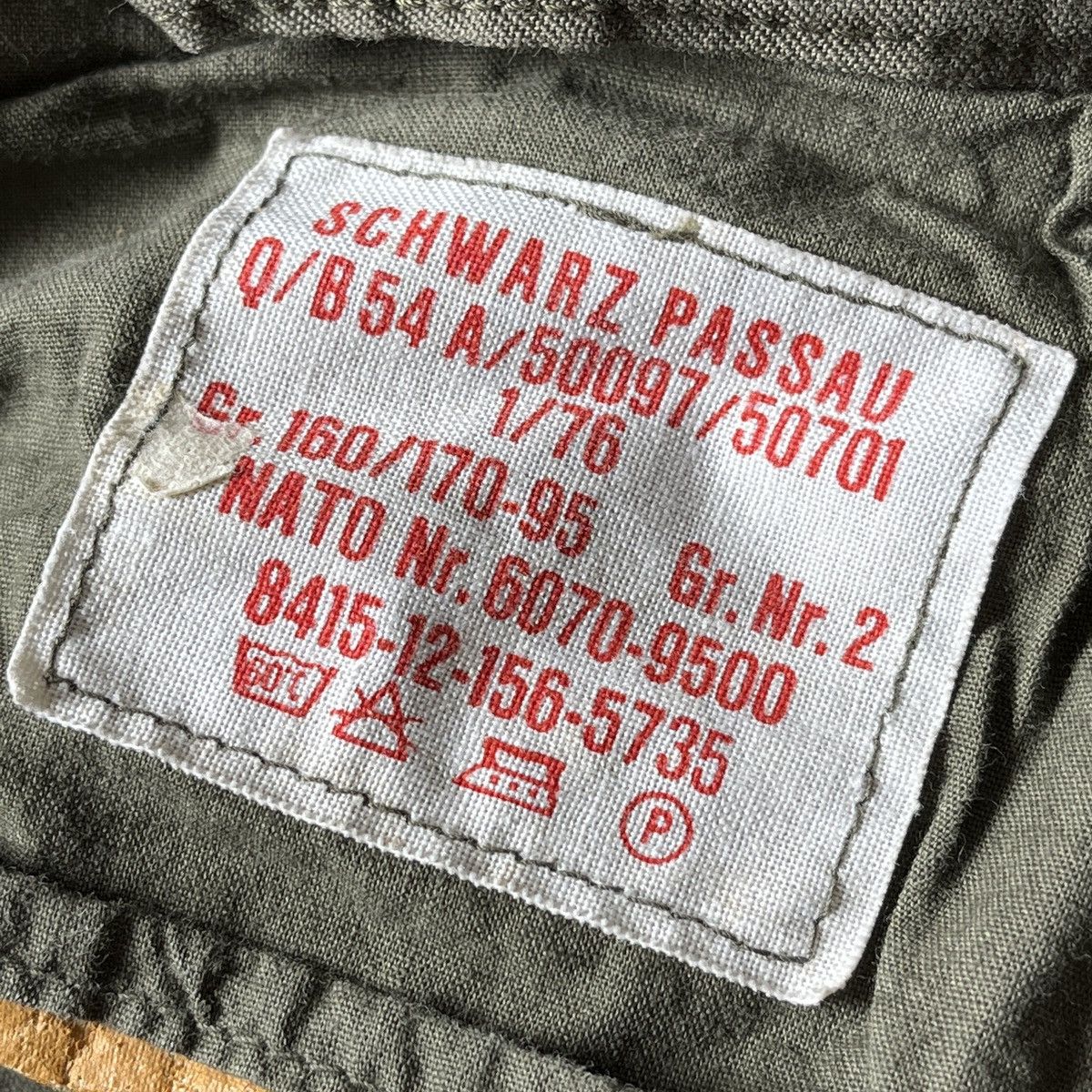 Vintage German Army Trainer Schwarz Passau Military Jacket - 11
