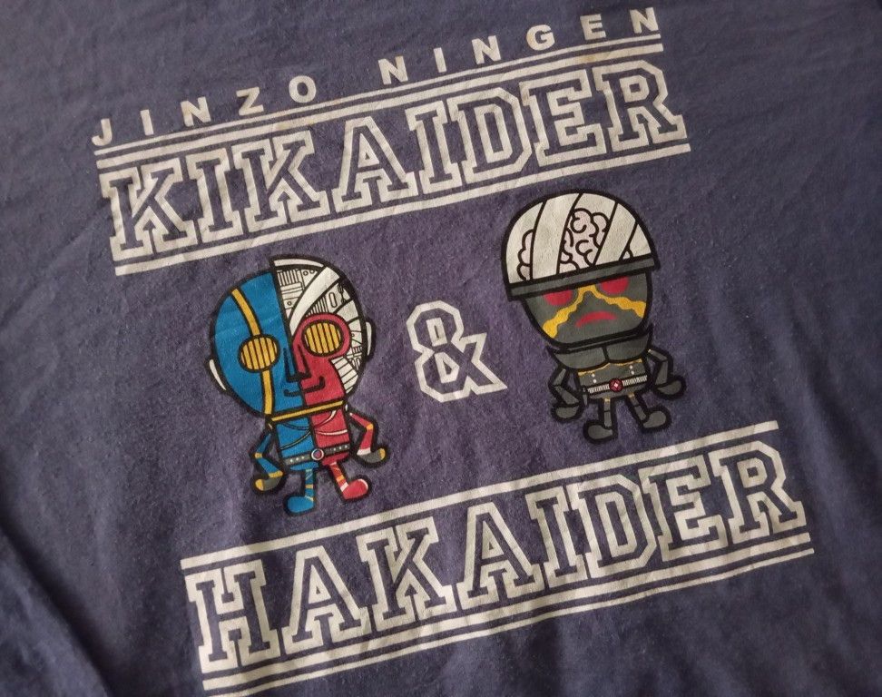 Japanese Brand - Kikaider & Hakaider L/S tshirt kamen rider ultraman anime - 1