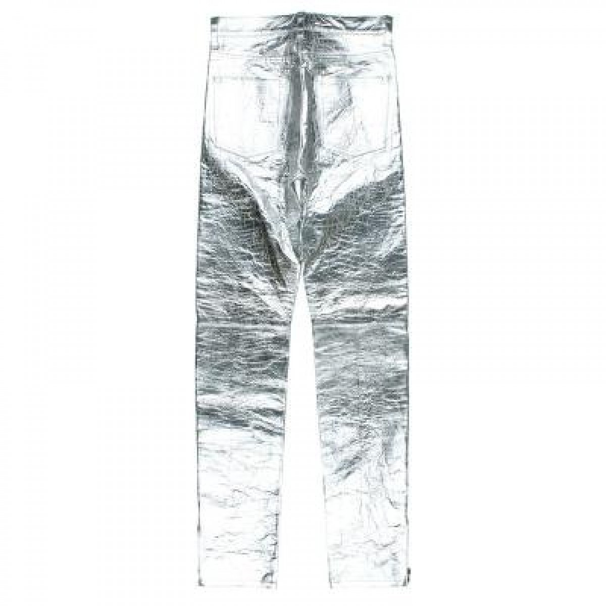 Takahiromiyashita The Soloist. - SS17 Silver leather pants - 3