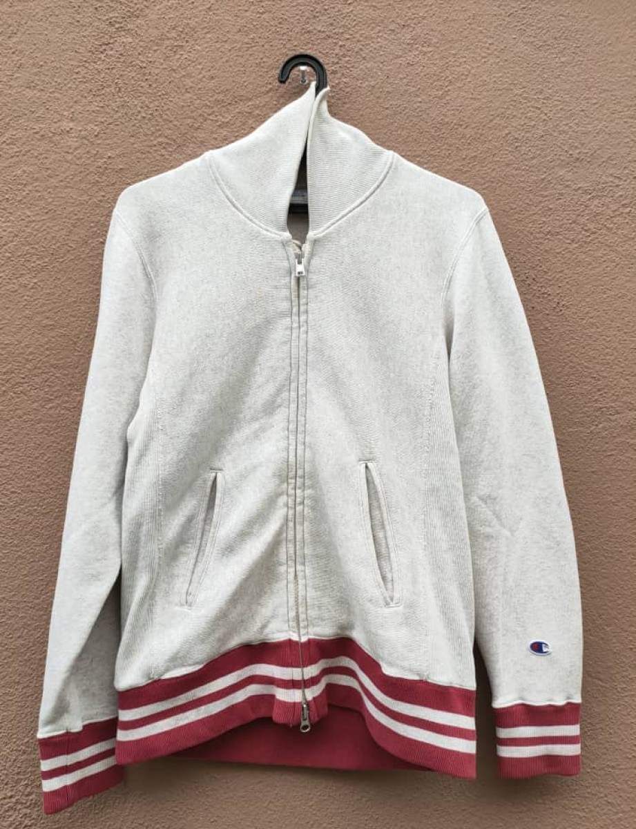 Reverse Weave Zip Up Sweatshirt - 1