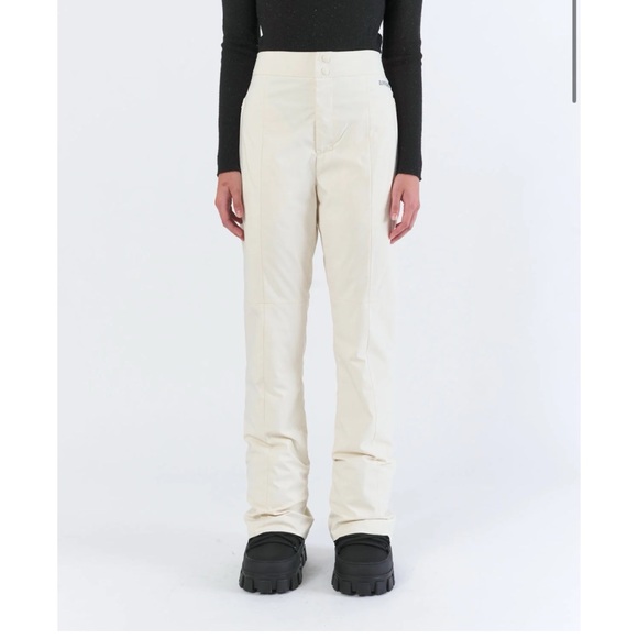 Apparis Jo Slim Fit Ski Pants in Cream - 1