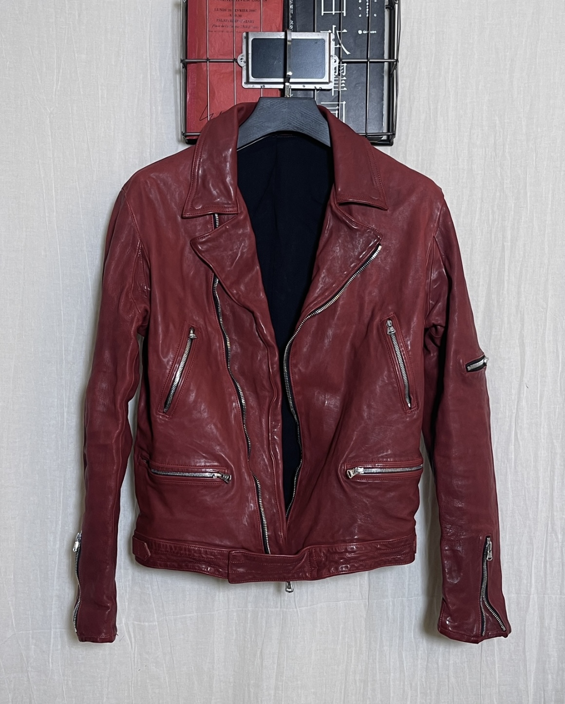 ジャケット・アウター ISAMUKATAYAMA BACKLASH DOUBLE RED ISAMUKATAYAMA BACKLASH DOUBLE RED Yohji Yamamoto x Isamu Katayama