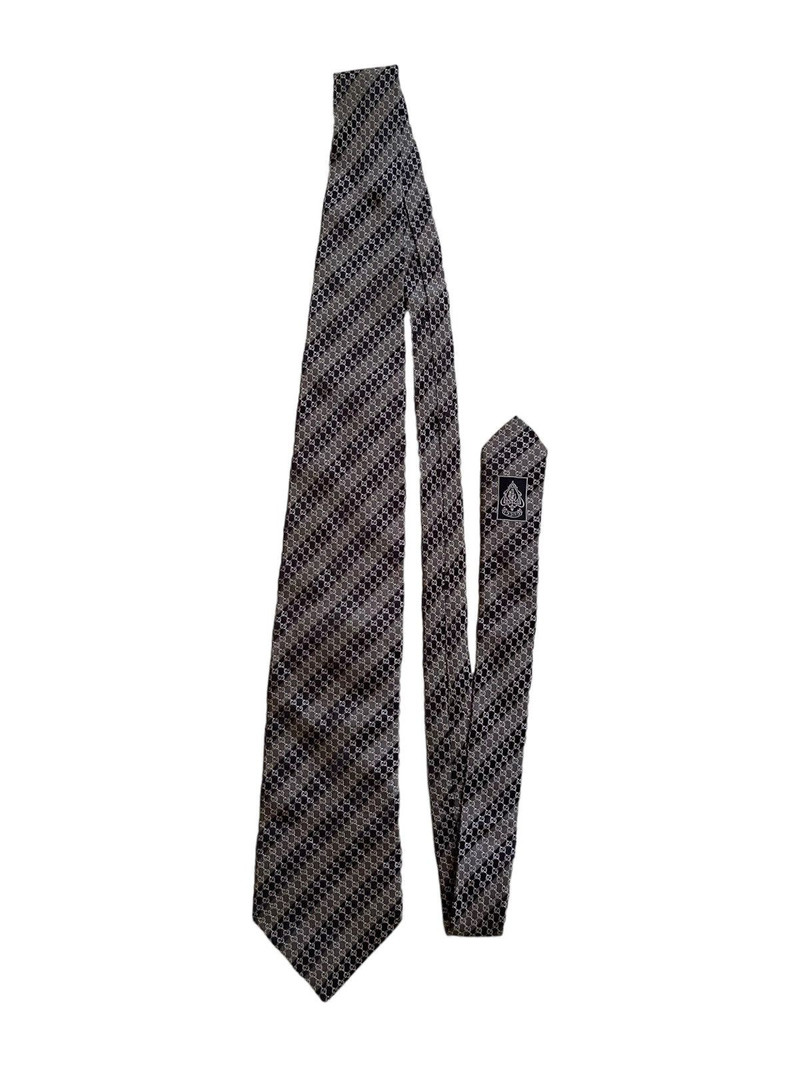 Gucci Abstract Design Silk Necktie - 1