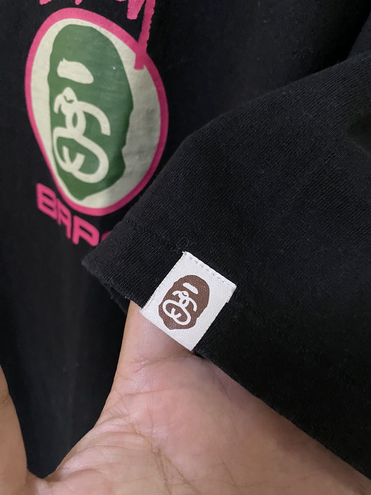 A bathing Ape BAPE X Stussy Collaboration Tshirt - 3