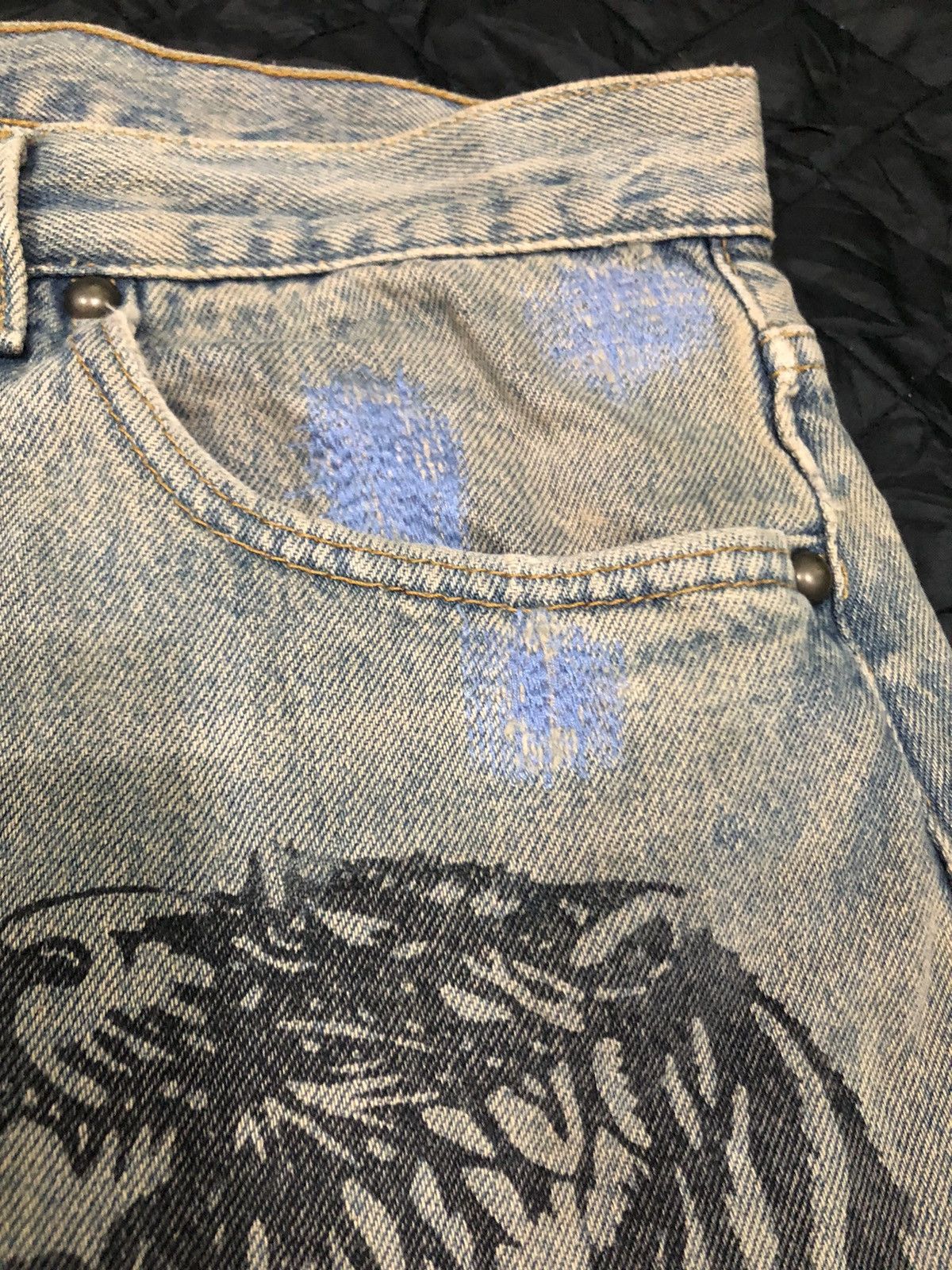 Sukajan Japanese Brand Tiger Big Logi Denim- D1 - 4