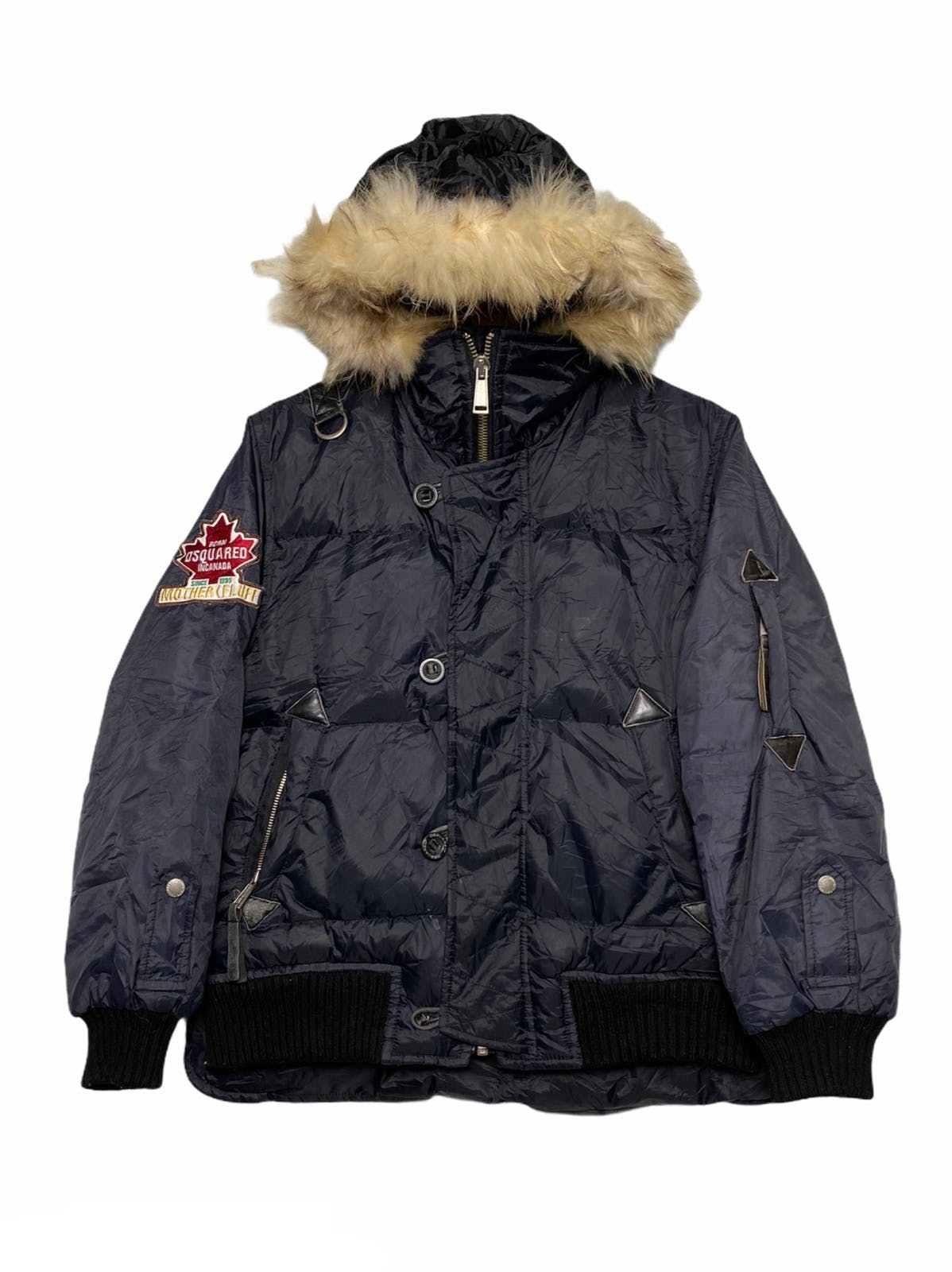 Vintage Dsquared2 Puffed Faux Winter Jacket - 1