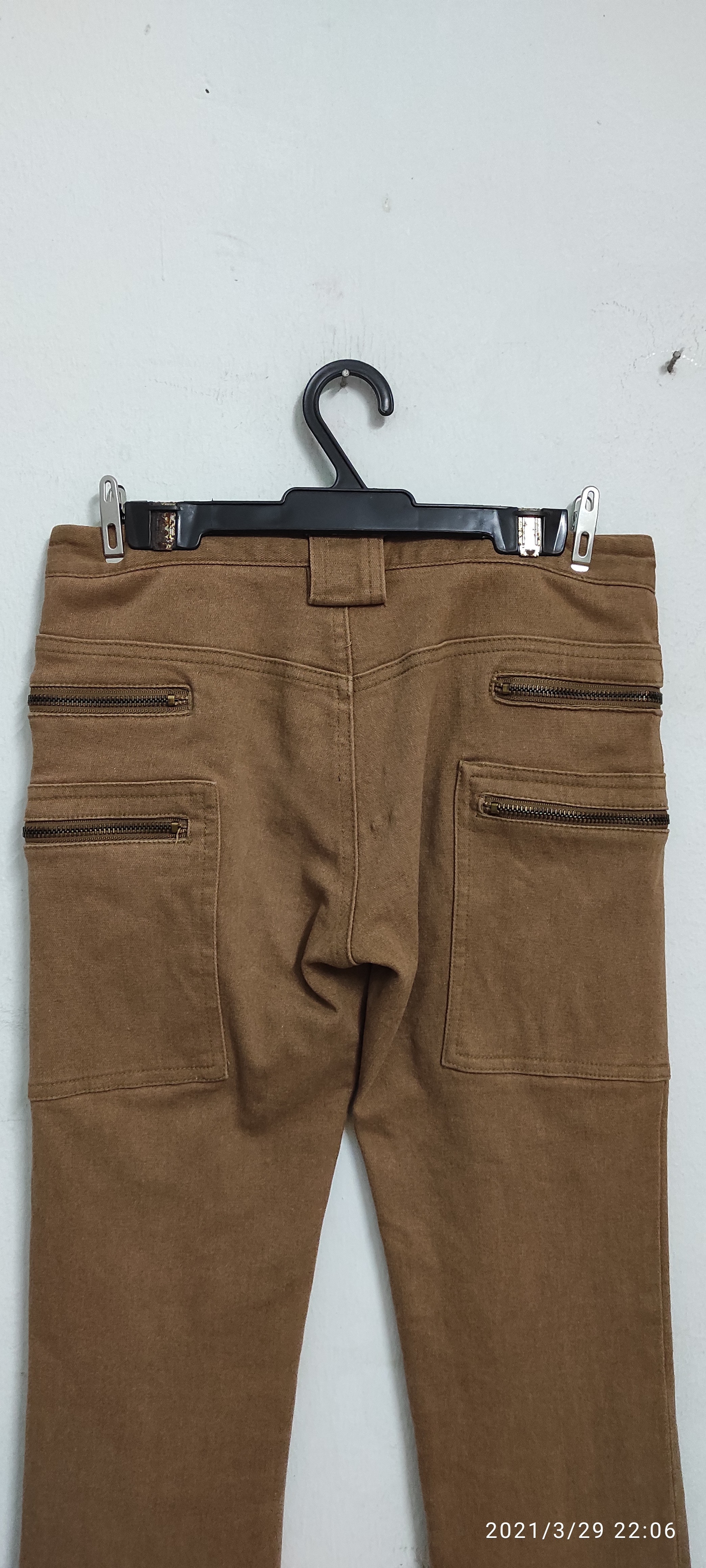 Japanese Brand - Archive EGOIST Punkers zipper elastic skinny pants - 11