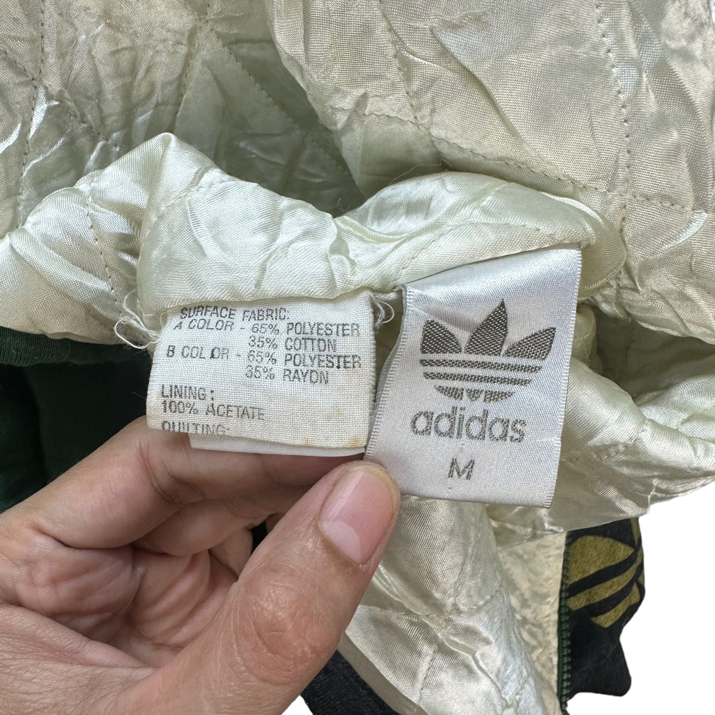 90's ADIDAS TREFOIL BIG LOGO SHERPA HOODIES #8199-212 - 9