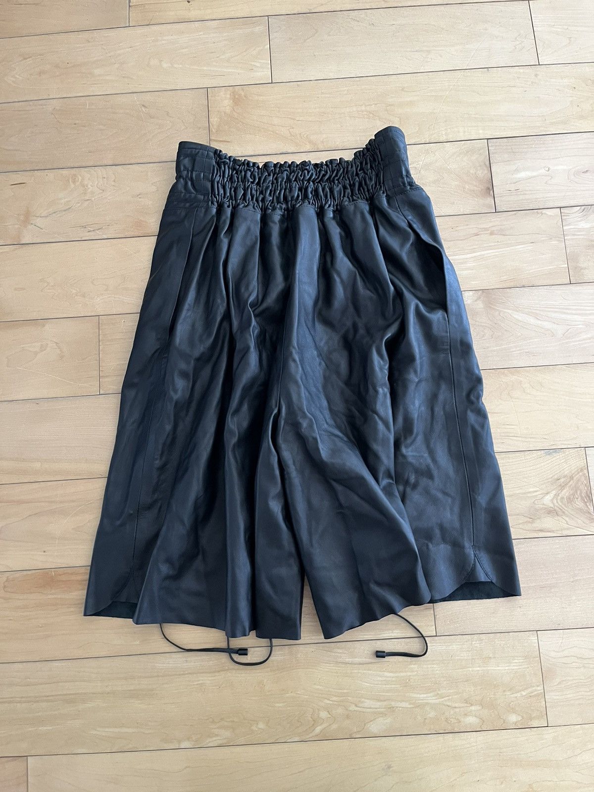 NWT - The Mannei Leather Aydoun Shorts - 2