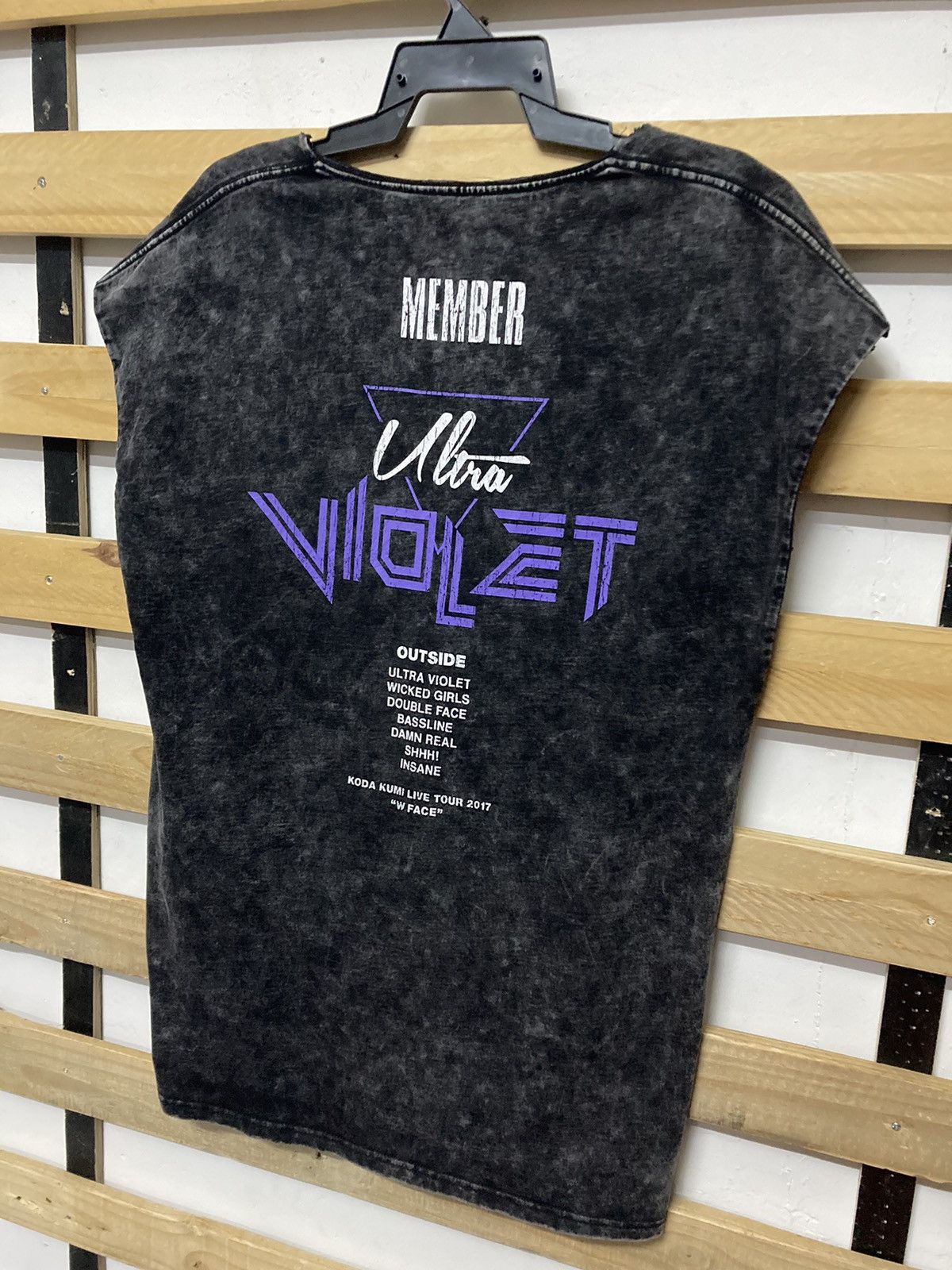 Japanese Brand - Ultra Violet Koda Kumi 2017 Tour Sleeveless Tshirt - 7