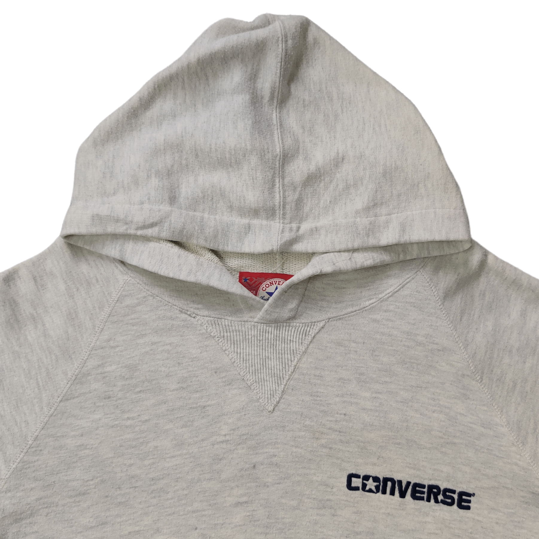 Vintage 90's Converse Hoodie Embroidery Spellout - 2