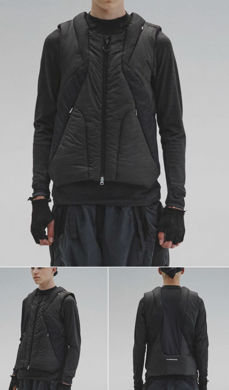 Black vest jacket size M/L - 1