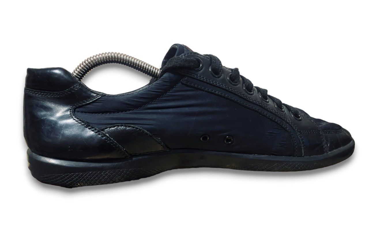 Sneakers Black PRADA Plume Black Spazzolato 4E2439 US 11 - 11