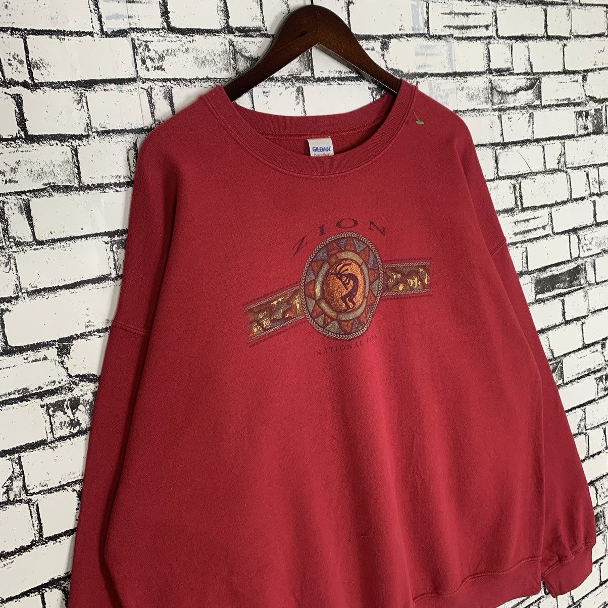 Vintage Zion National Park Sweatshirt Crewneck - 5