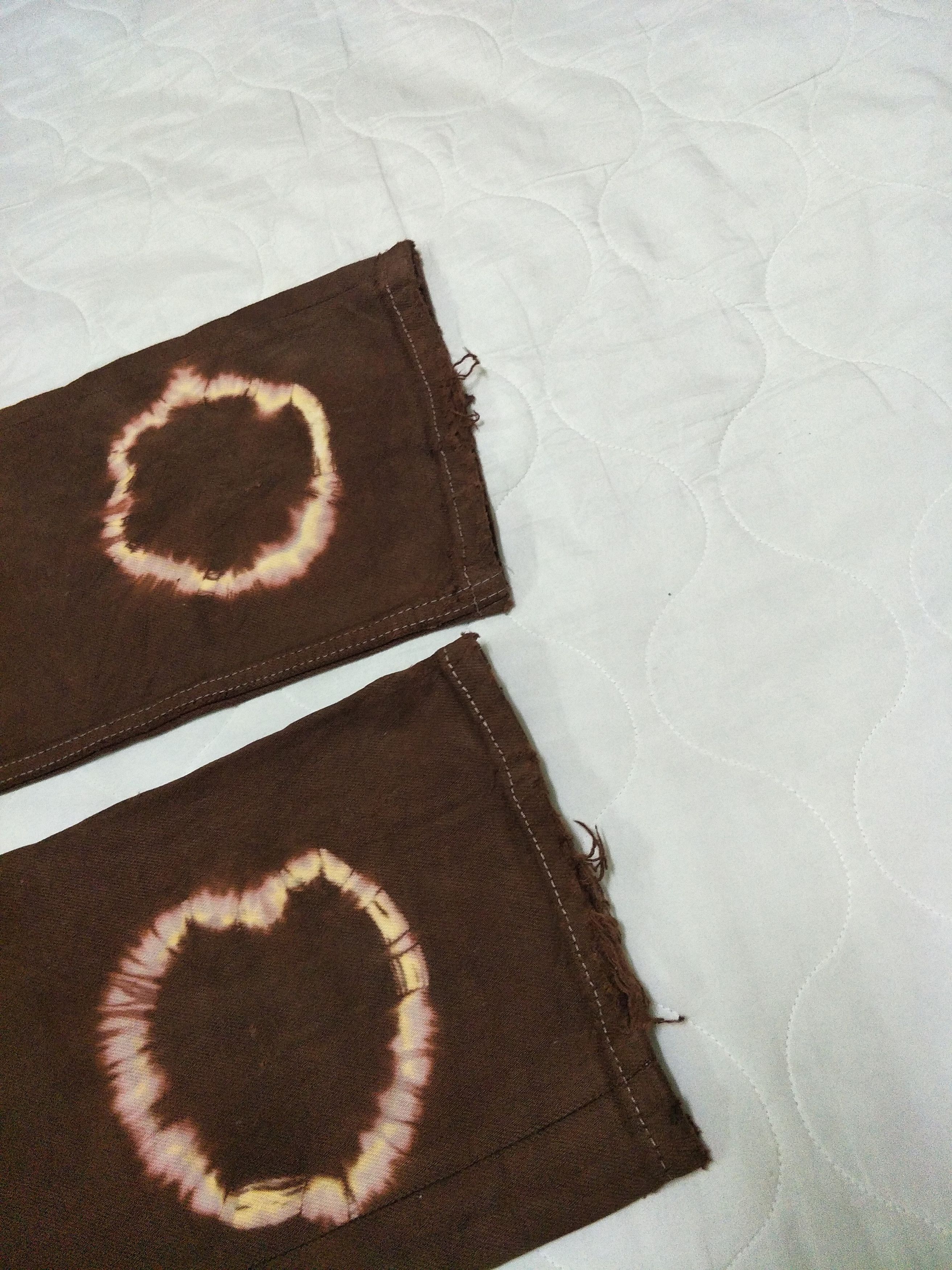 Vintage Levi's Acid Ring Brown Ripped Distress Denim - 11