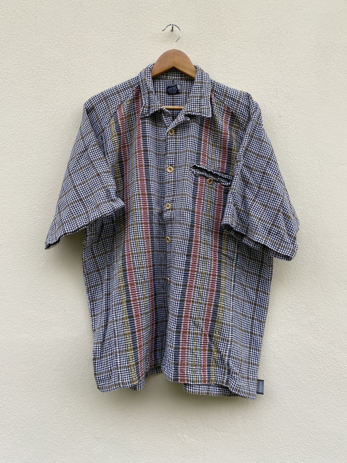 Vintage - Vintage 90s Quiksilver Cotton Australia Flannel Button Up - 1