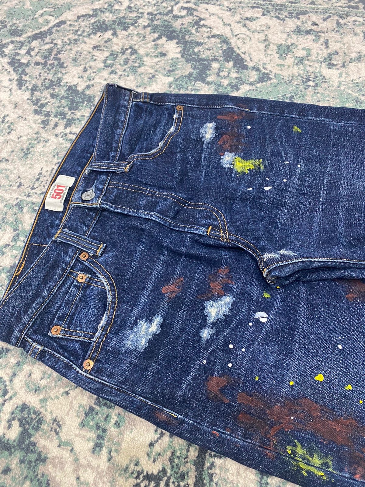 Levi’s Original Paint Splatter Limited Edition Jeans - 8