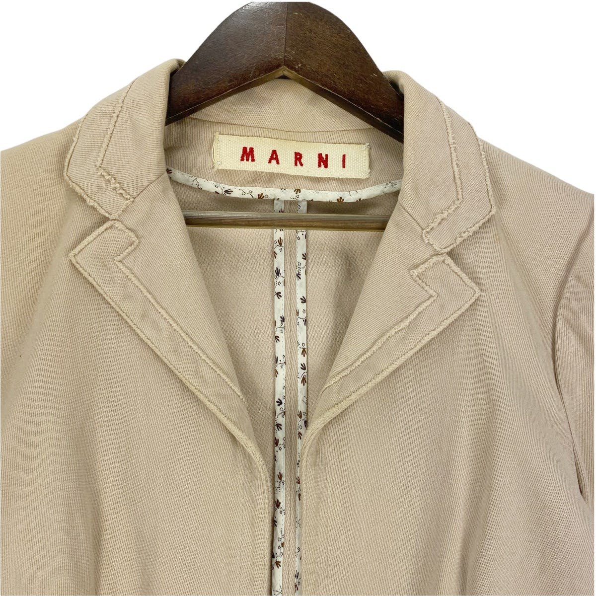 Marni Cropped Blazer Jacket Unbuttoned - 5
