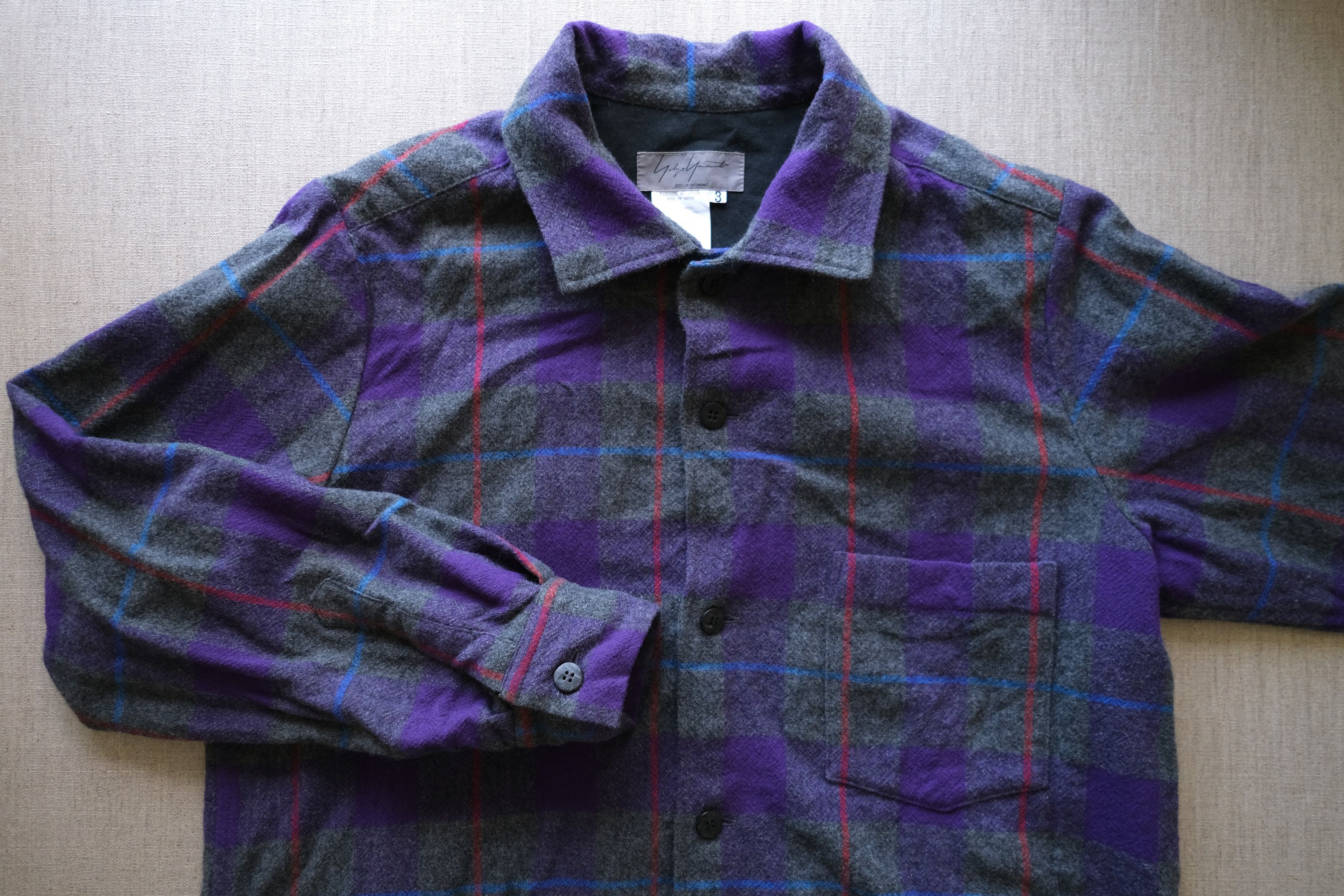 🎐 YYPH AW02 Flannel Plaid Shirt - 12