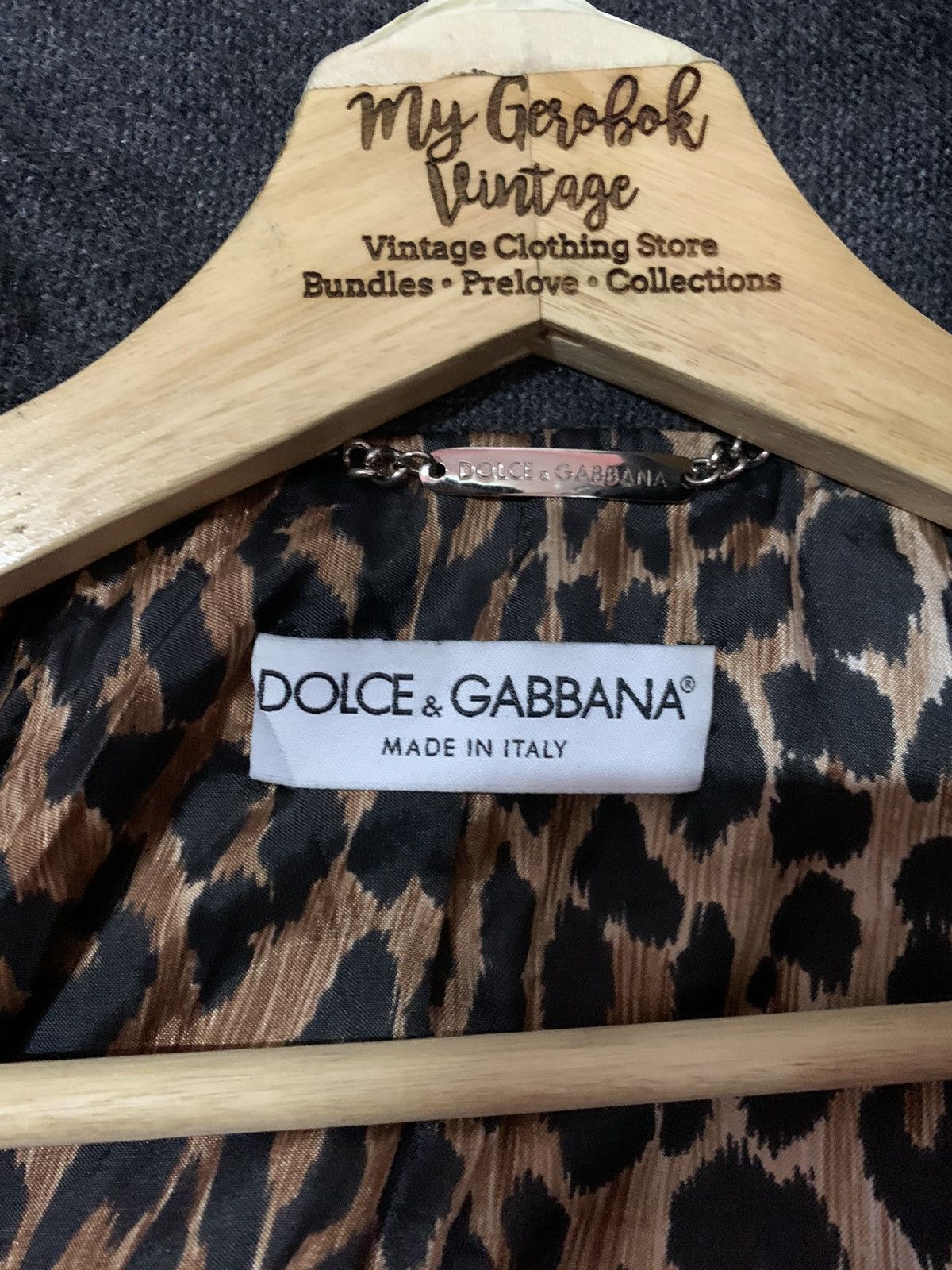RARE!! Blazer Dolce & Gabbana Leopard Liner For Womens - 5