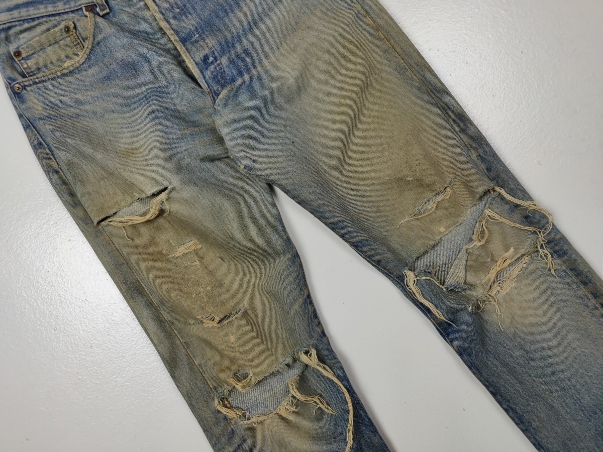 532 Destroyed Denim Bottom Jeans - 4