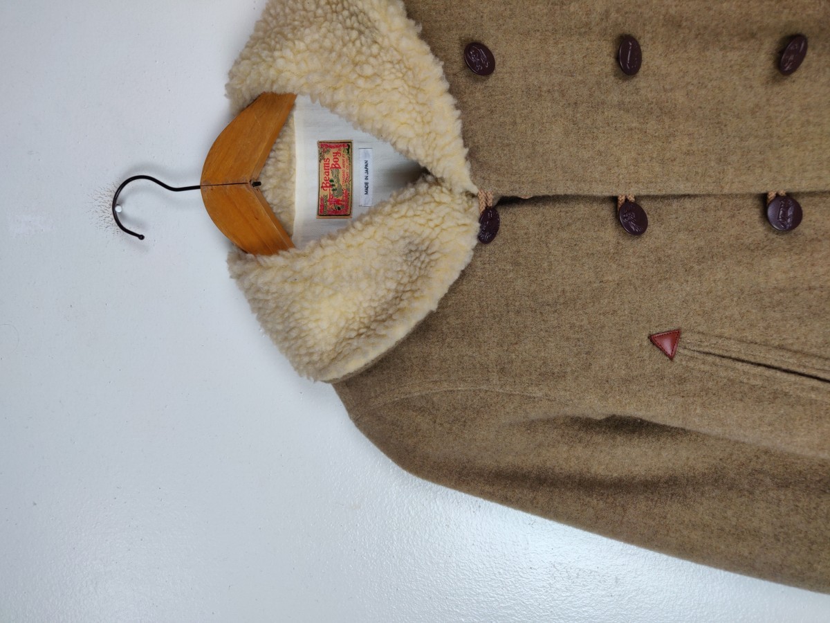 Beams Boys Japan Wool Coat Hunter Jacket - 4