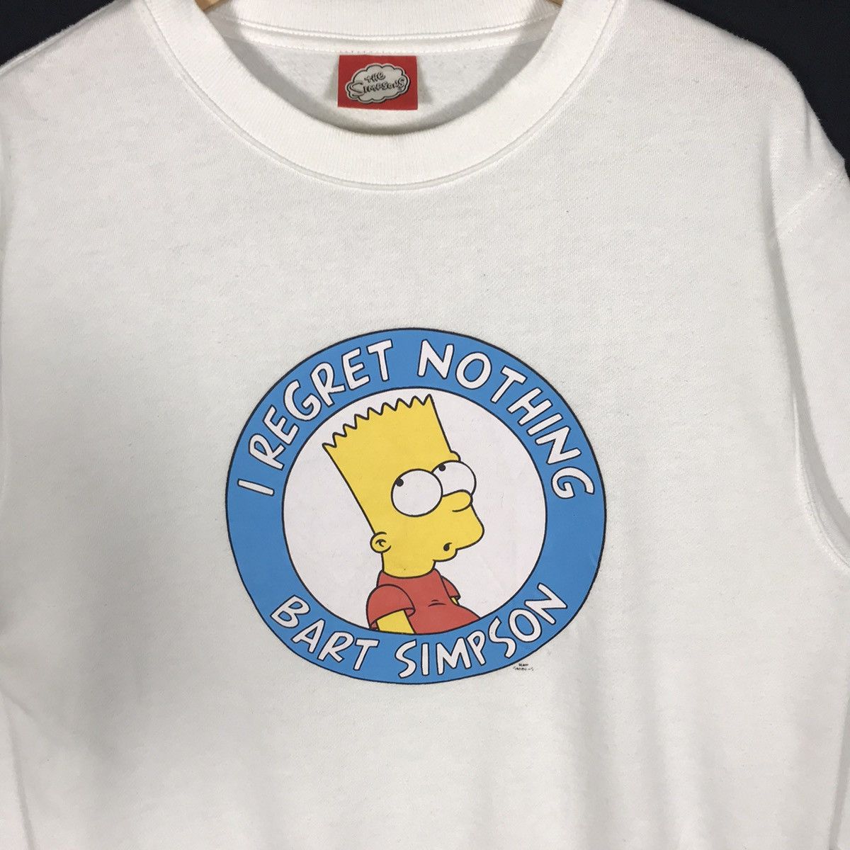 vintage I Regret Nothing Bart Simpson Sweatshirt - 3