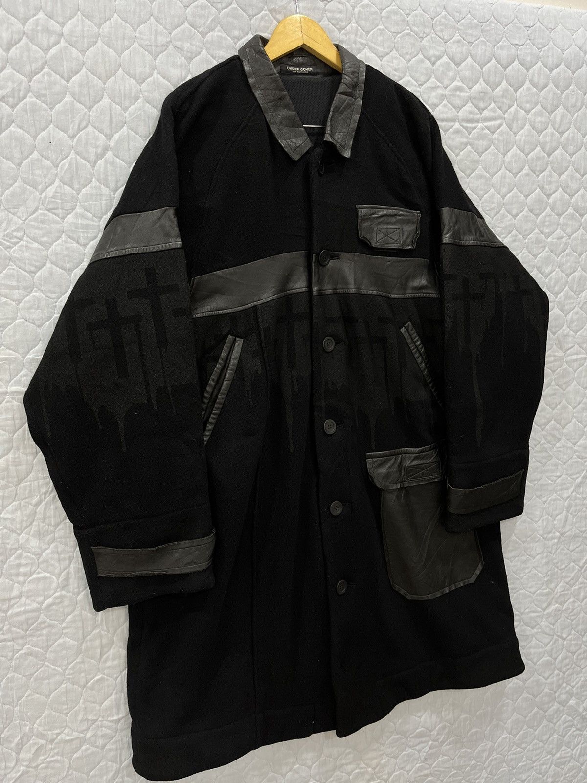 ARCHIVE VTG UNDERCOVER JUN TAKAHASHI WOOL COAT - 3