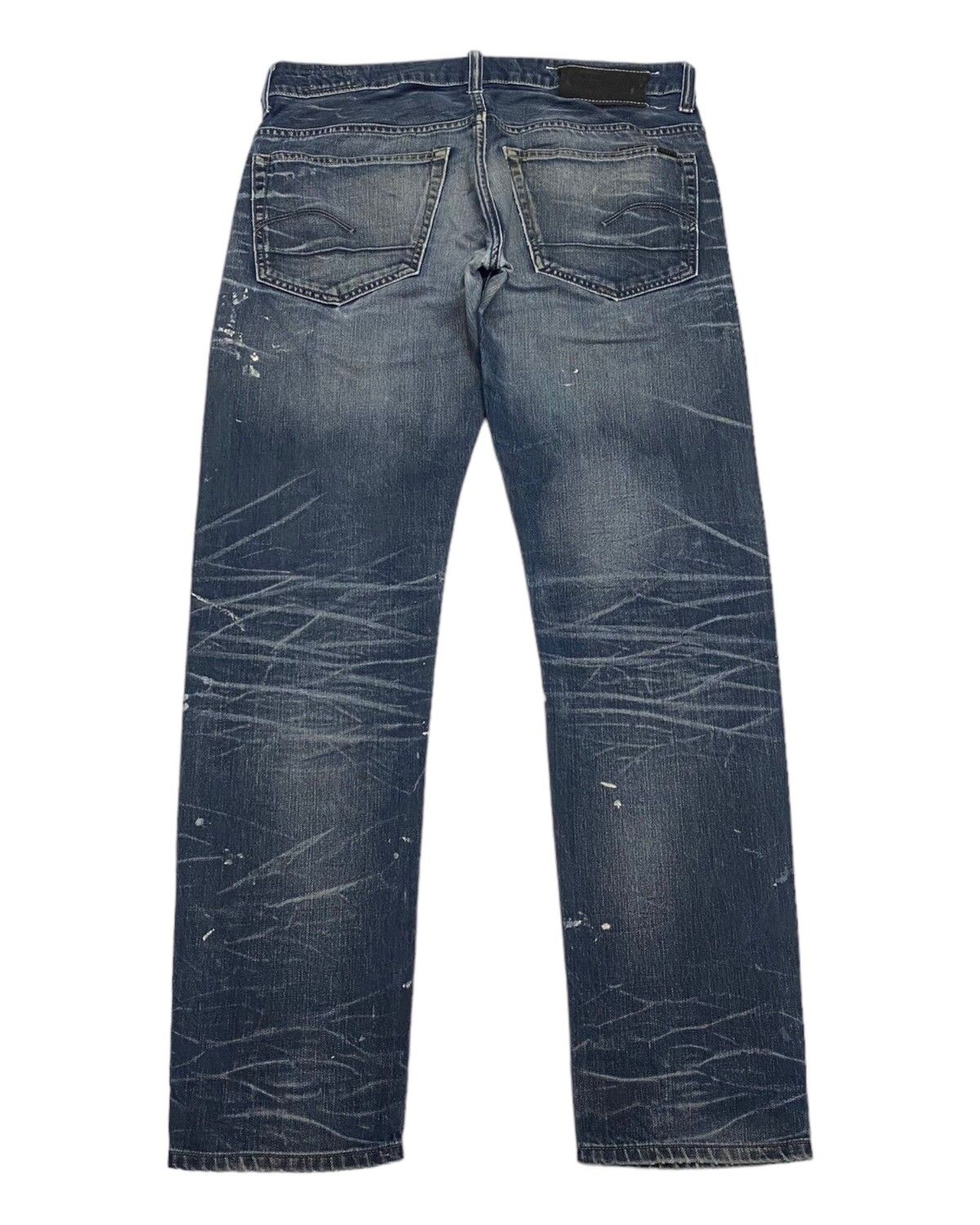 Archival Clothing - G-STAR RAW DISTRESSED PAINTED 3301 UNDERCOVER STYLE JEANS - 2