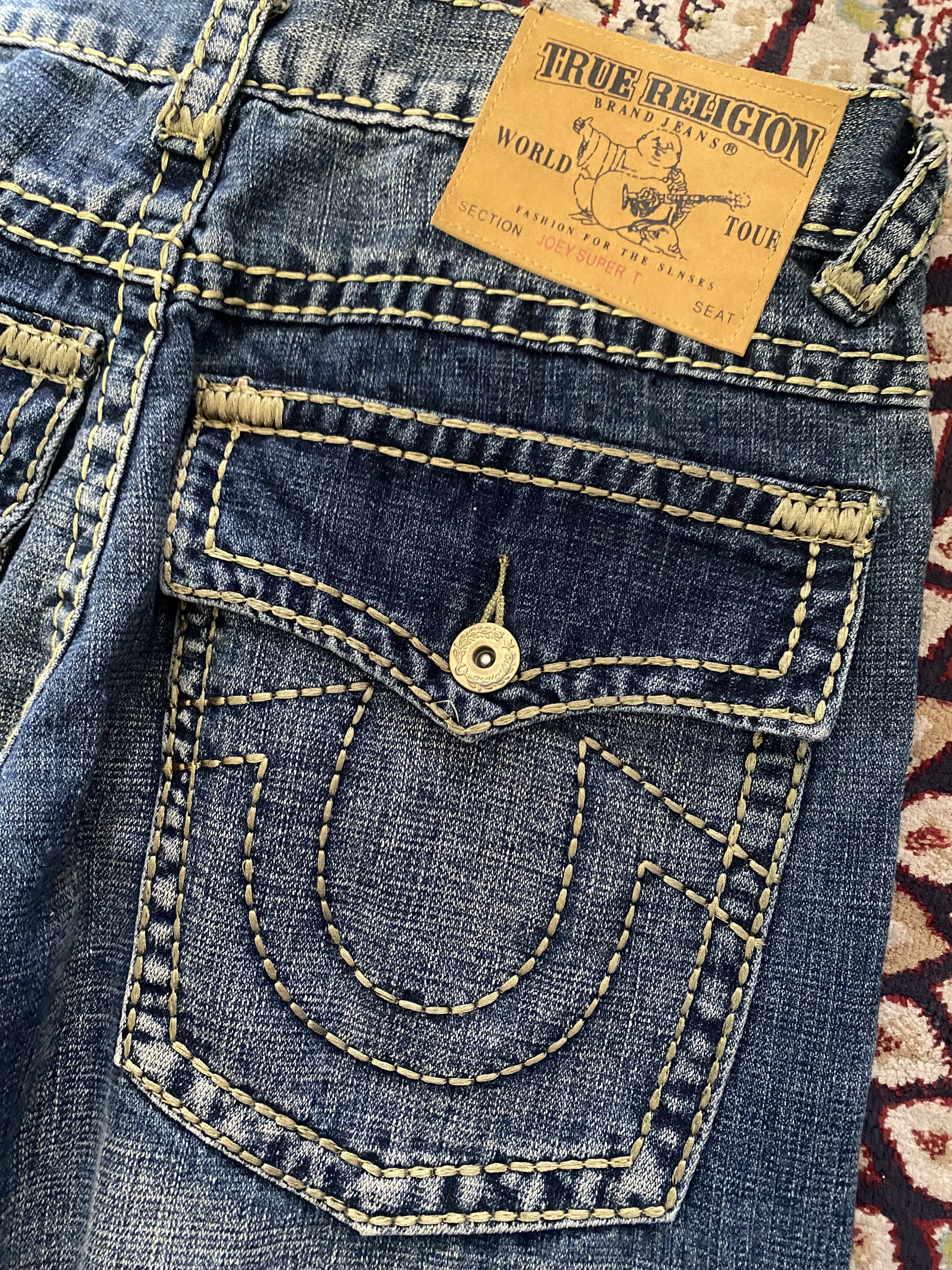 True Religion Joey Super T Denim Jeans - 8
