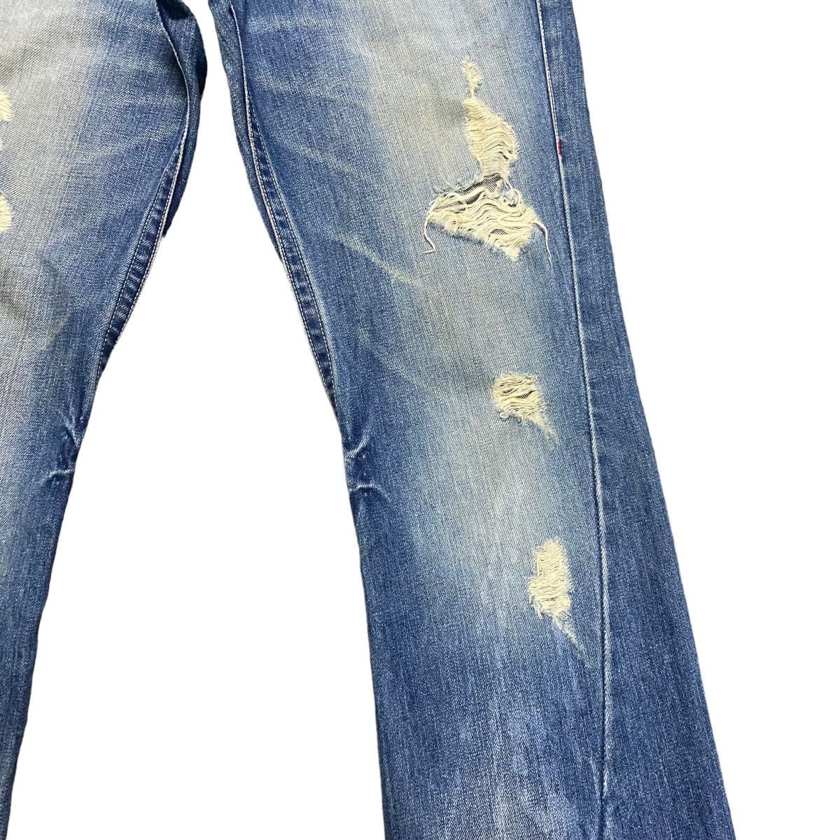 Japanese Brand - Tornado Mart Distressed Denim Flare Jeans - 7