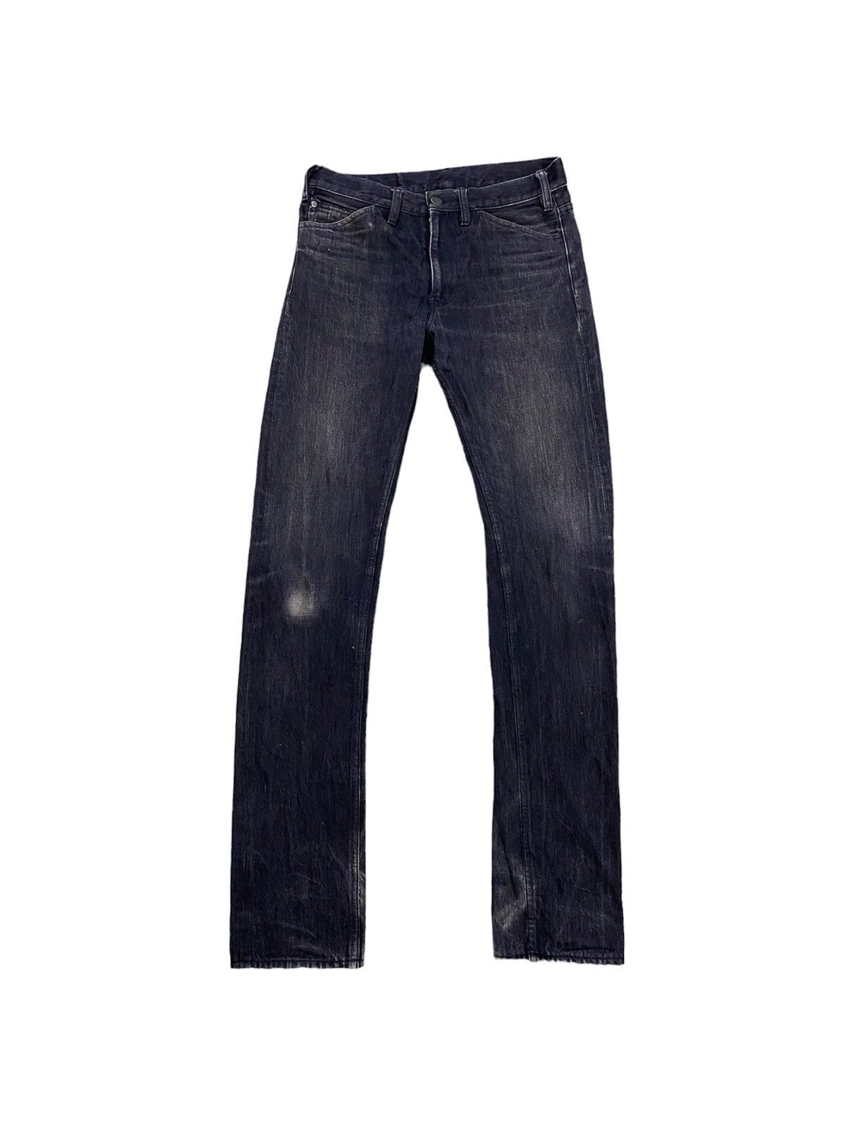 Lemaire Black Leather Lining Pocket Jeans - 1