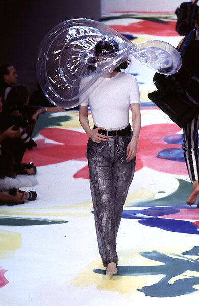 Issey Miyake - SS96 See Through Plaid Trousers - 1