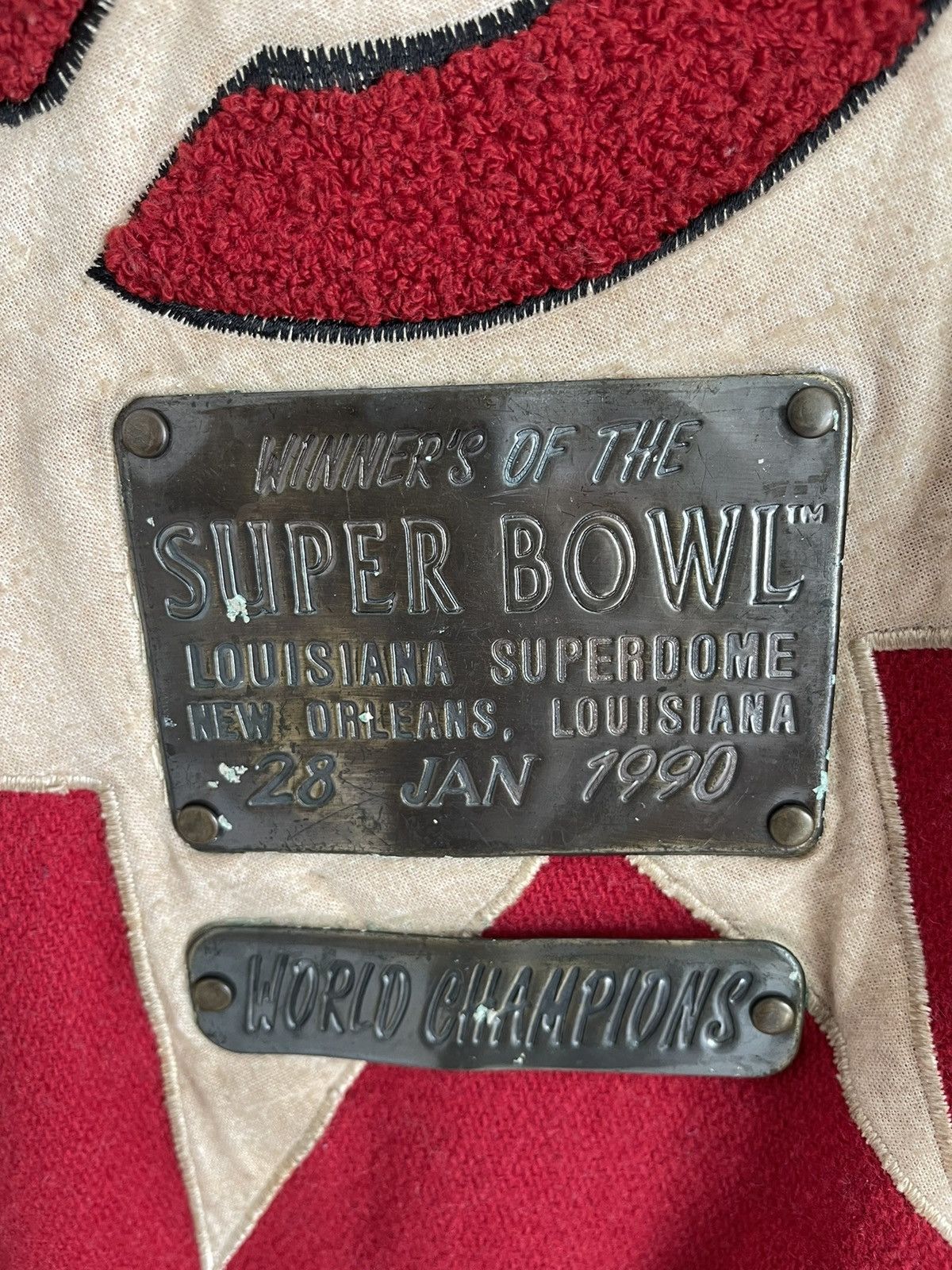 Vintage - Vntg 90s Campri NFL San Francisco 49ers Wool Varsity Jacket - 16