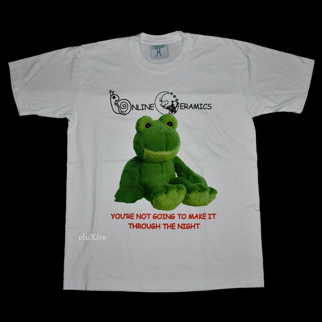 Online Ceramics Final Destinations Frog T-Shirt White DS - 1