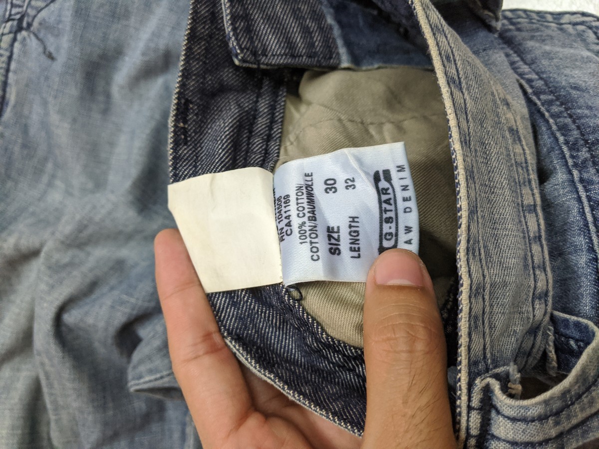 Gstar - Lowcom Straight Denim Jeans Bottom Pant Trouser - 7