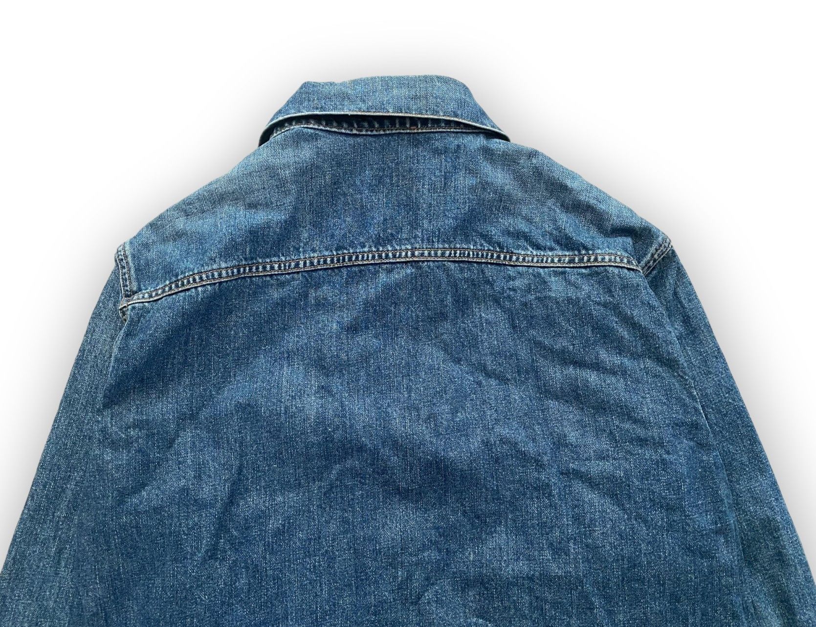 Stone Island Denim Jacket Blue Vintage Rare Men’s L - 8