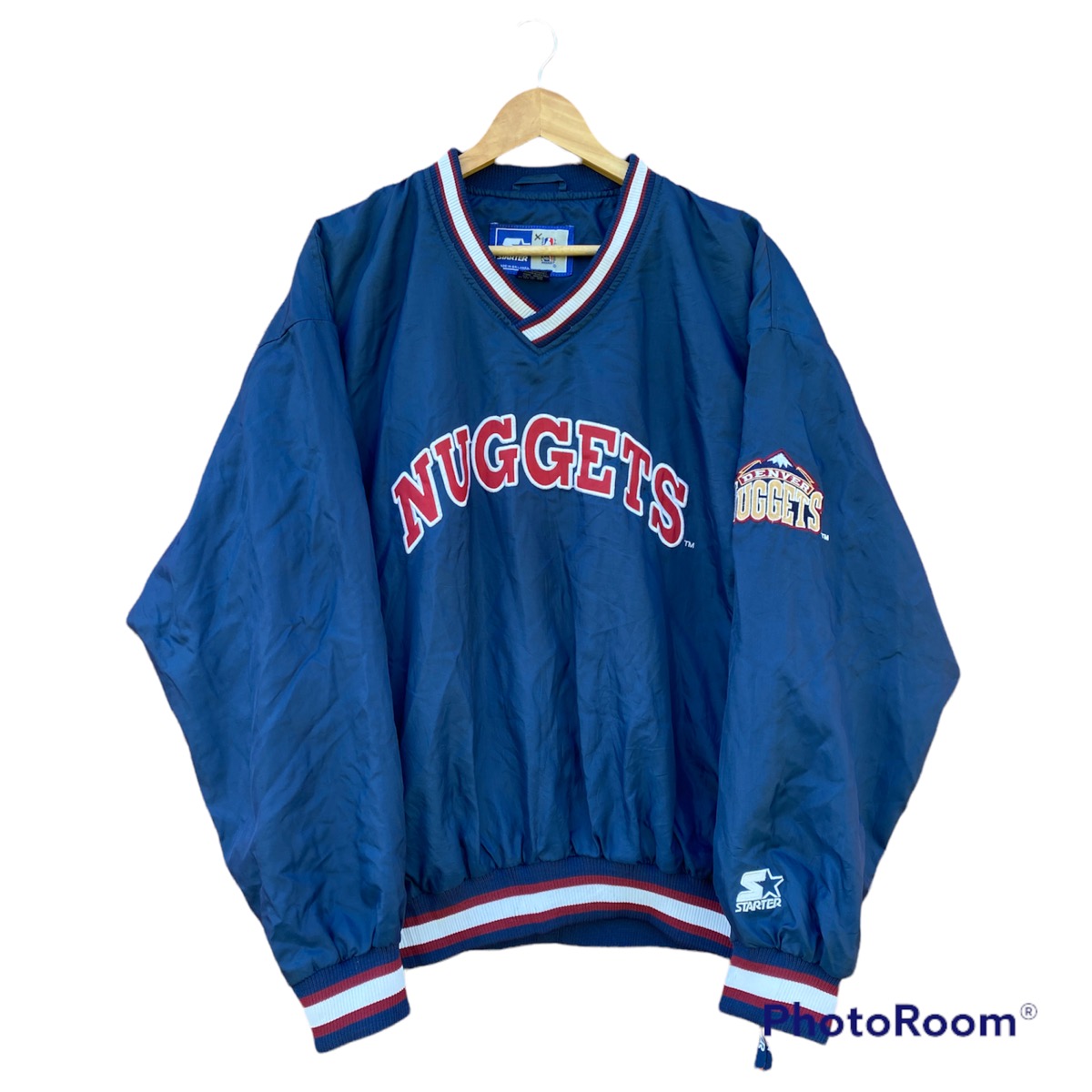 Vintage - Vintage 90s Starter Nuggets NBA Nylon jumper - 1