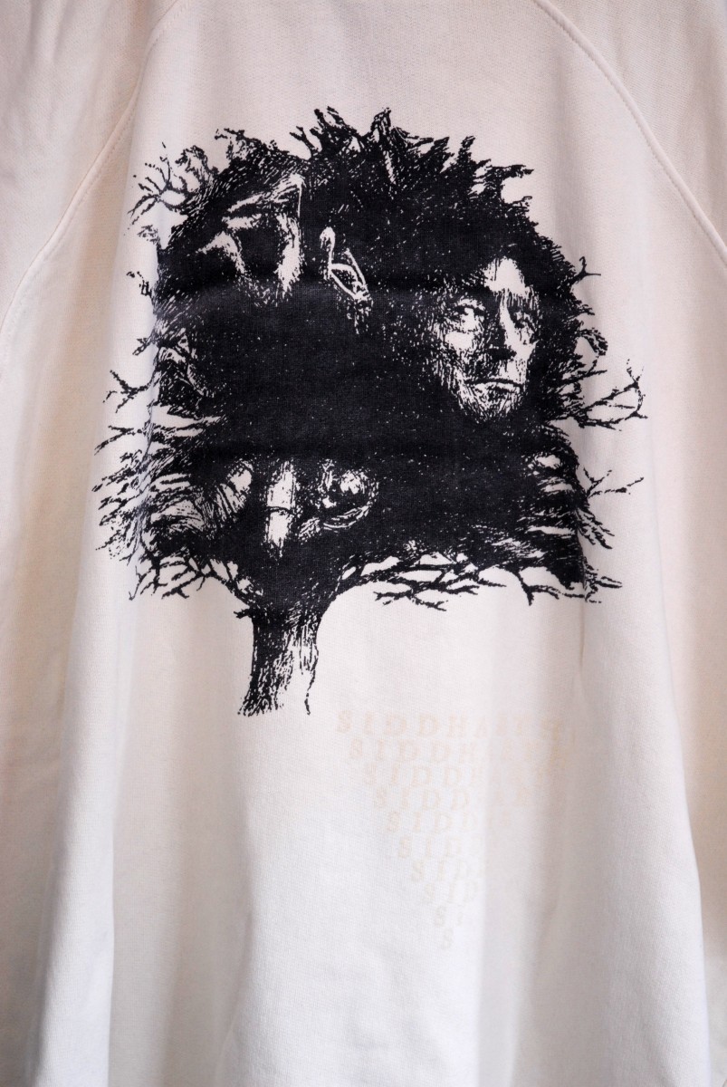SS04 Siddhartha Print, Sleeveless Oversized Hoodie - 3