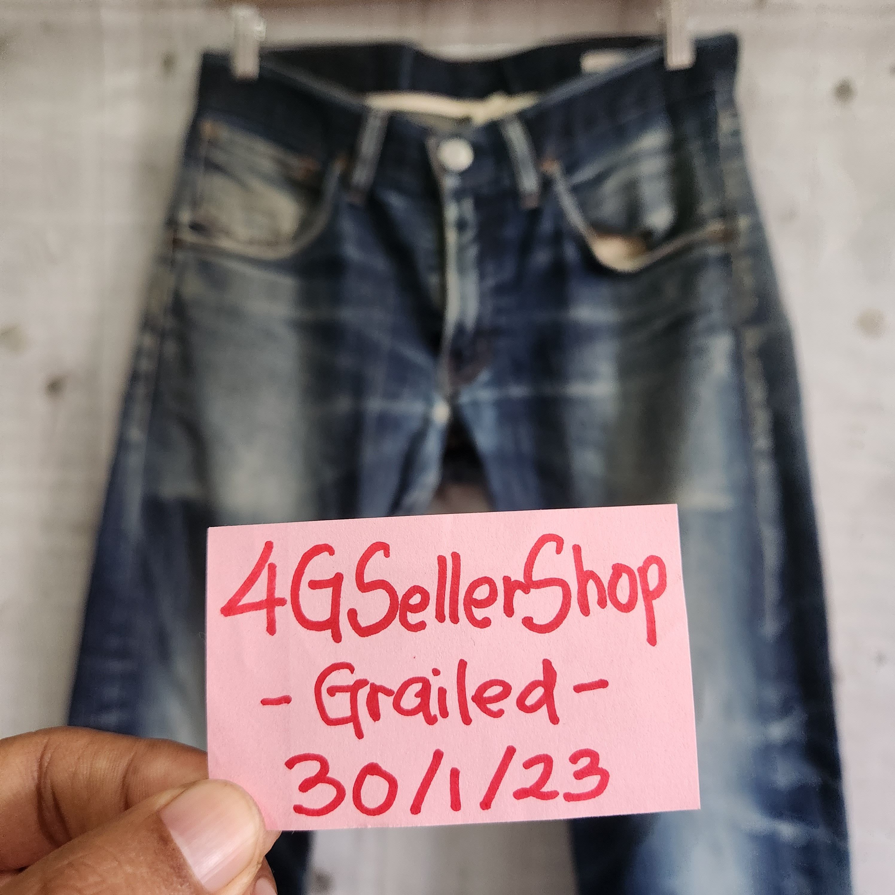 Levis 505 Premium Distressed Denim Jeans - 21