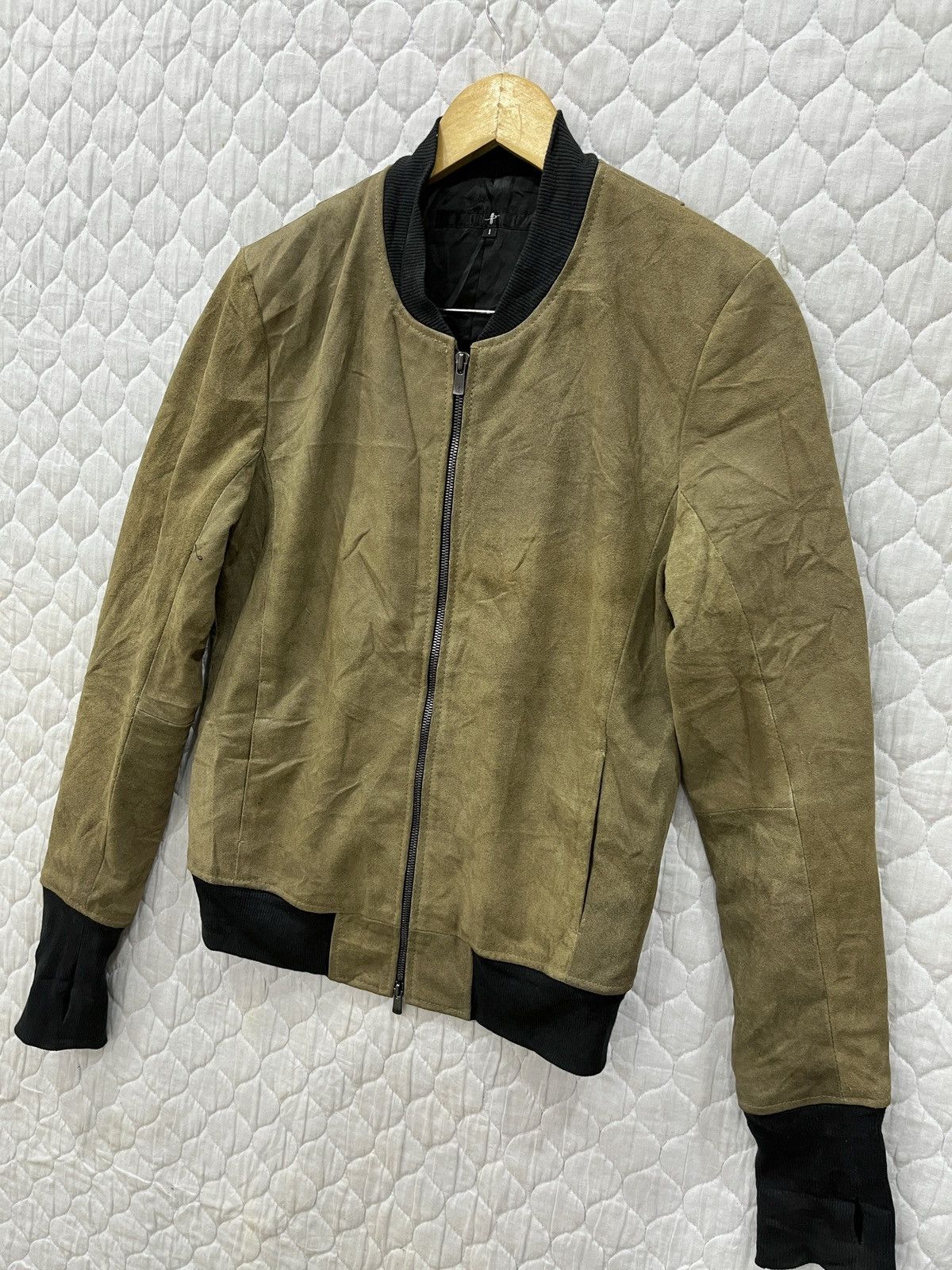 (Ww). NO ID JAPANESE HYPEBEAST SUEDE LEATHER JACKET - 2