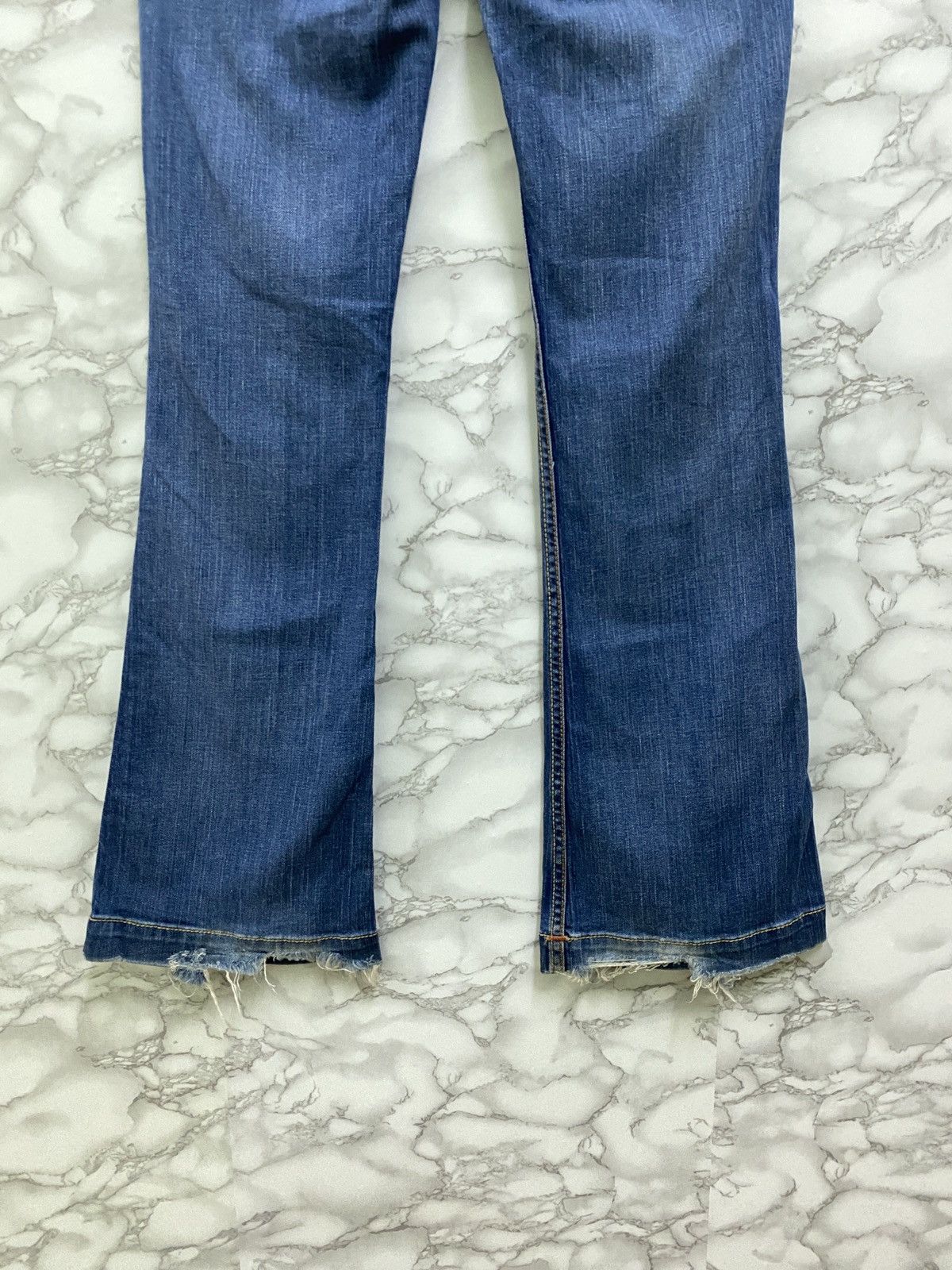 Vintage TRUE RELIGION Sammy Big T Flared Denim Jeans - 12