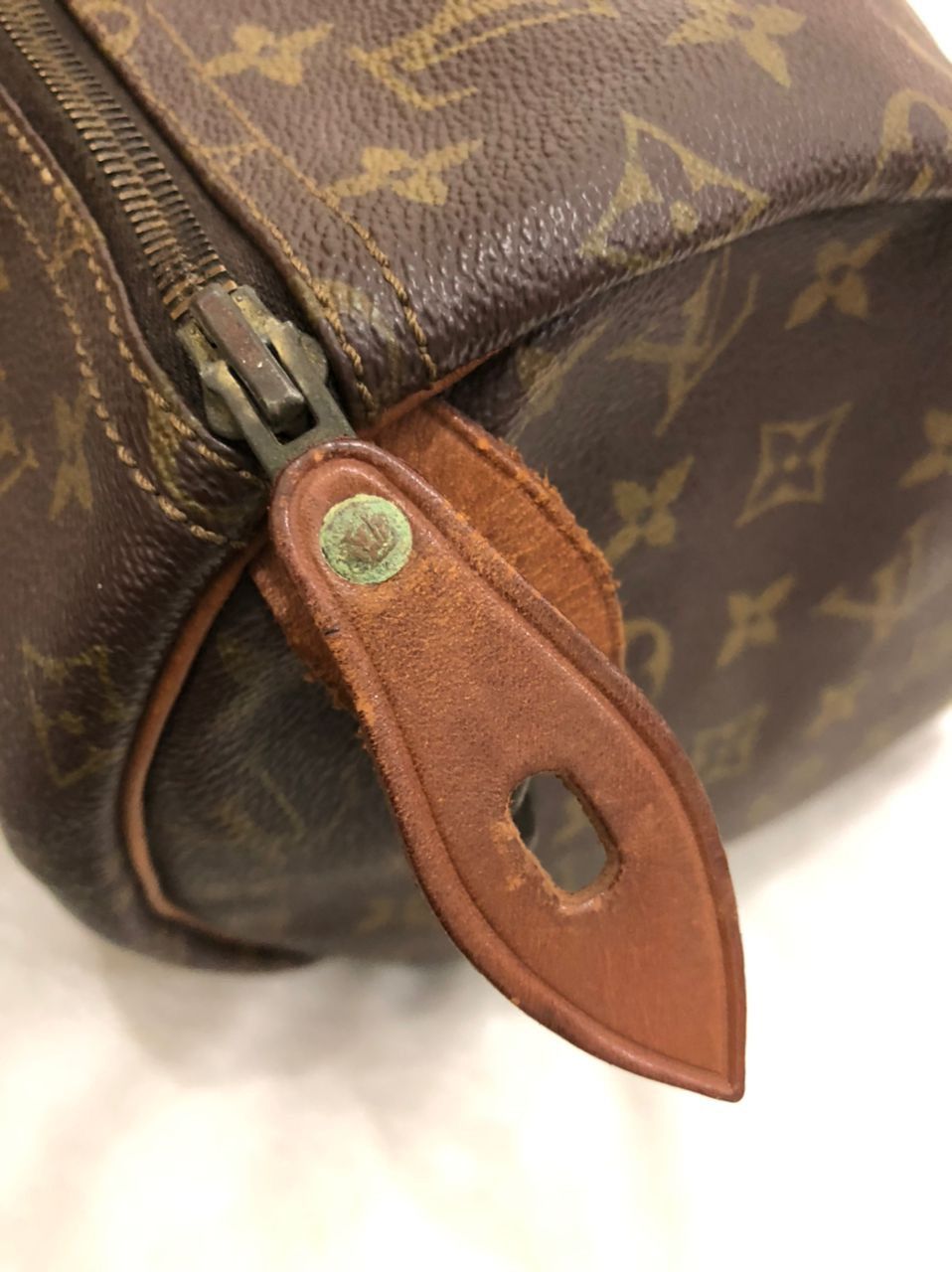 Authentic Vintage Louis Vuitton Monogram Speedy 40 Handbag - 9