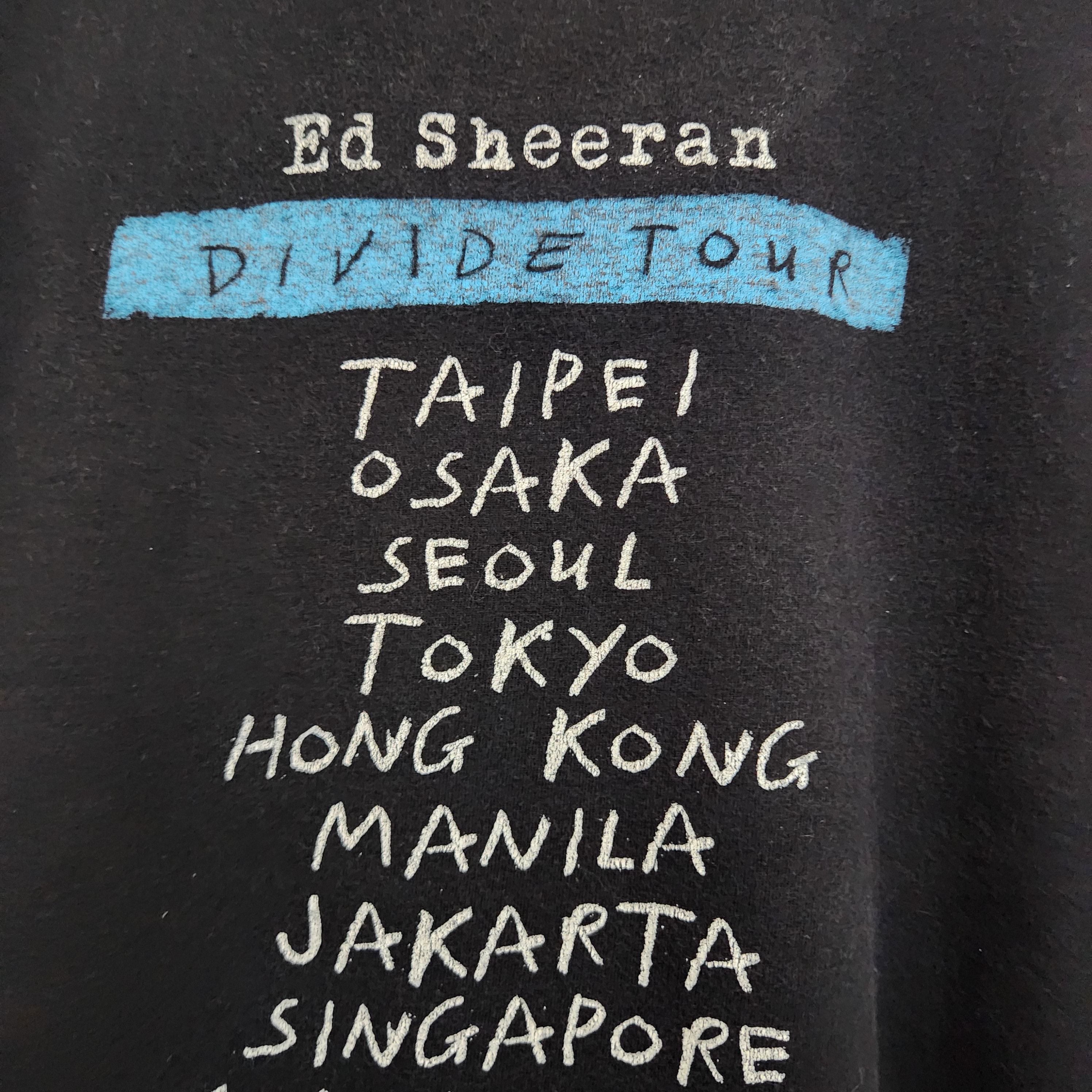 Tour Tee - Steal 🌟 Ed Sheeran Divide Tour World 2017 TShirt - 7