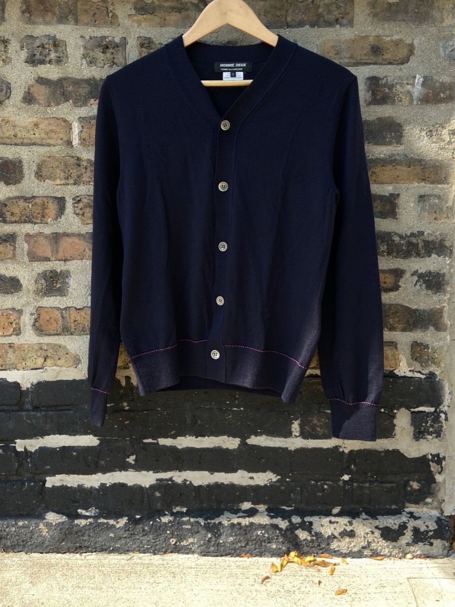 Comme des Garcons Homme Deux - Accented Full Cardigan - 1
