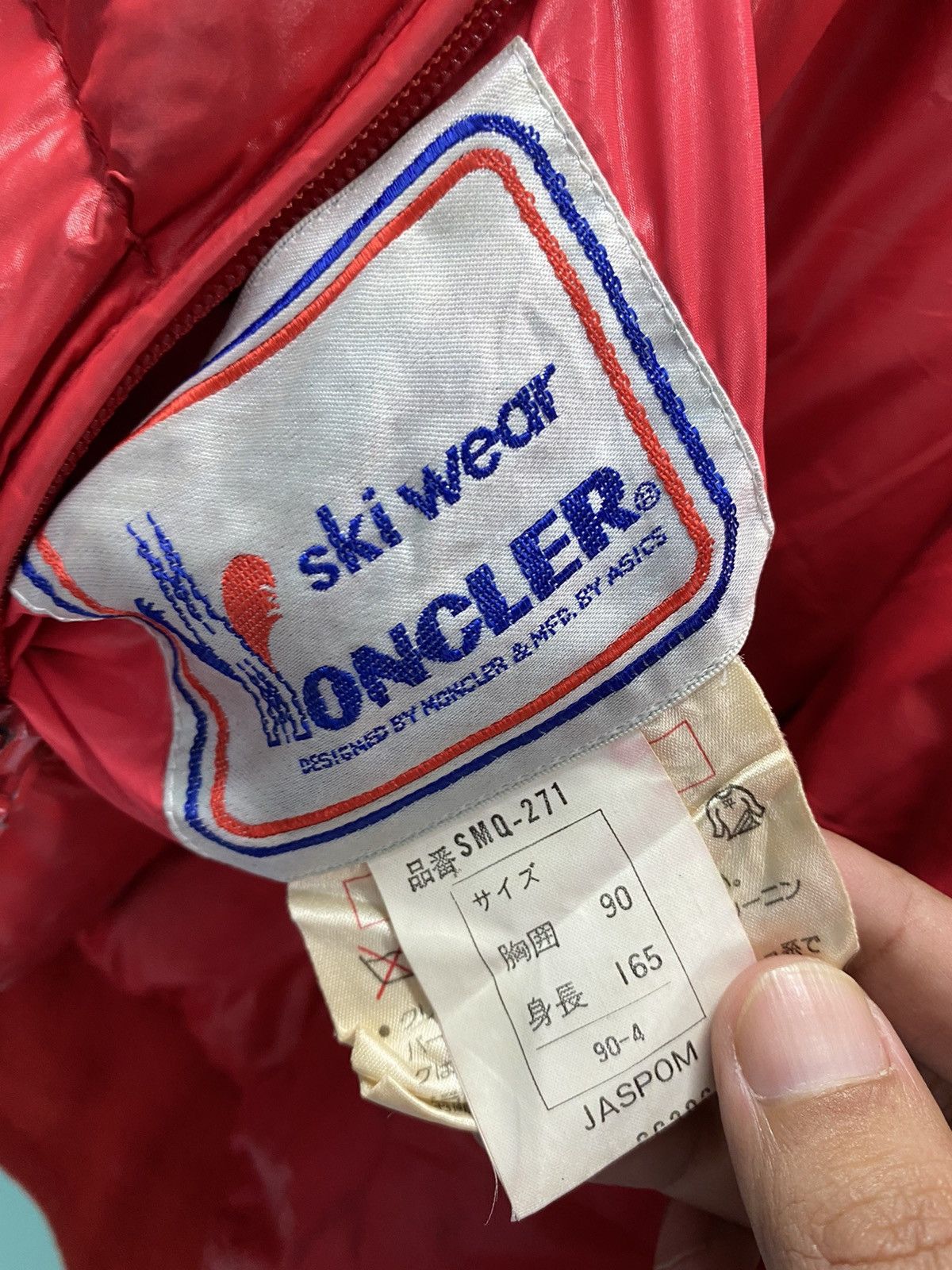 Vintage Moncler Ski Wear Red Puffer Reversible Jacket - 8